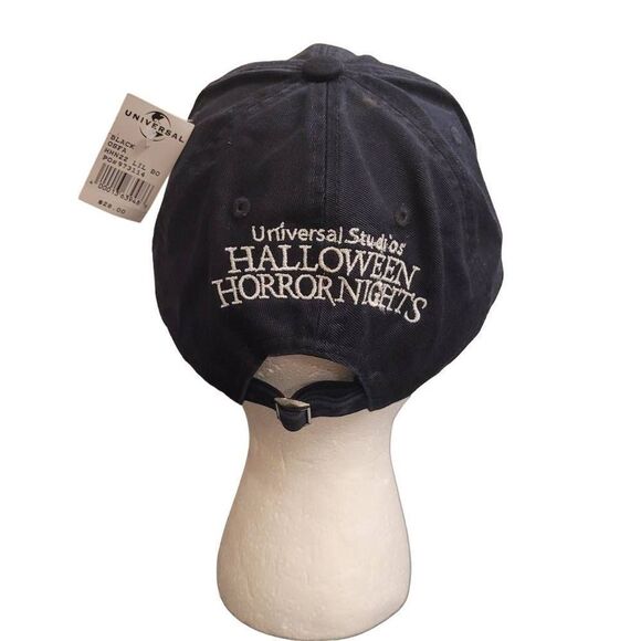 Universal Studios Black Distressed Cotton Lil Boo Halloween Horror Nights Cap 20 - Picture 4 of 13